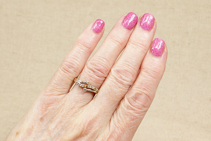 Silver & Diamond Set Cluster Ring