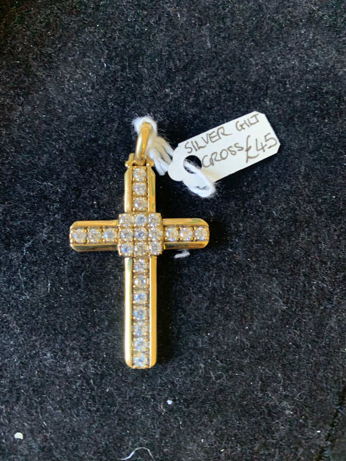 Silver Gilt Cross