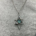 Silver Studio Glass Pendant