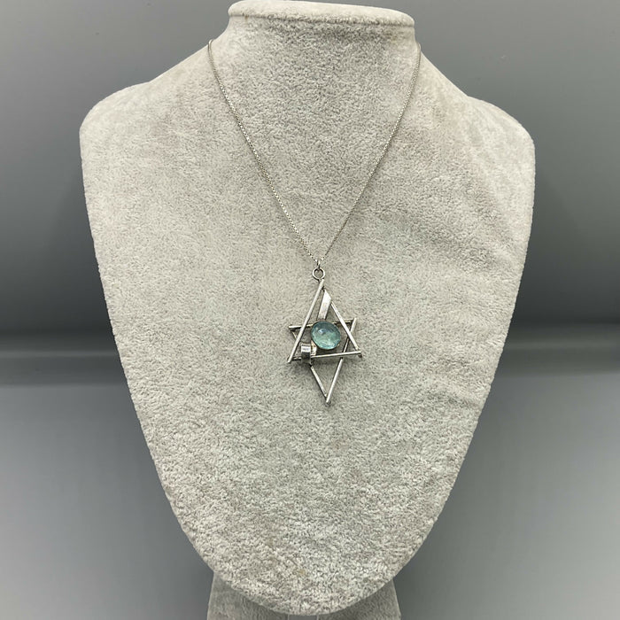 Silver Studio Glass Pendant
