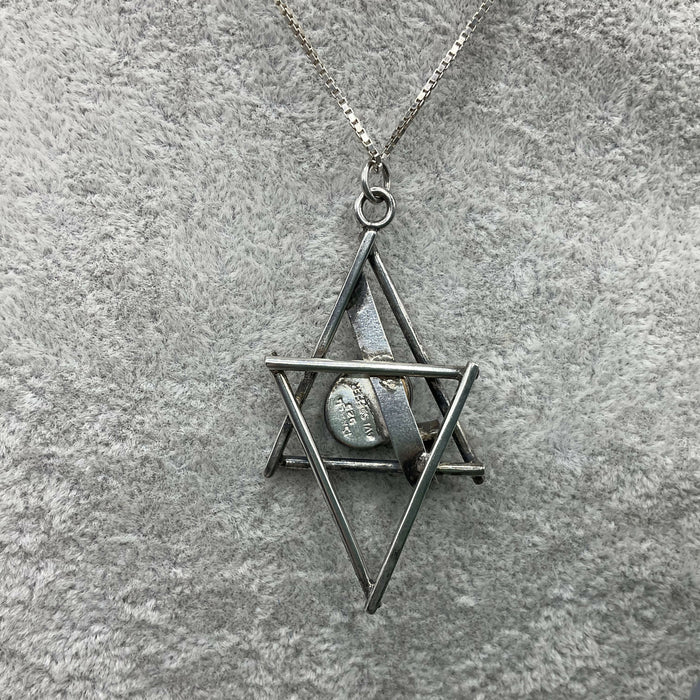Silver Studio Glass Pendant