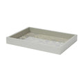 Small Lacquered Chinoiserie Tray, Gray