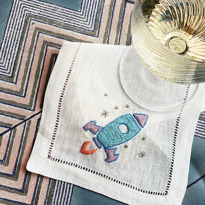 Spaceship Cocktail Napkins