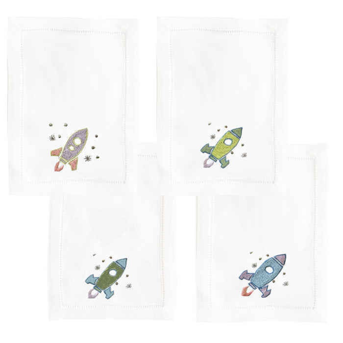 Spaceship Cocktail Napkins