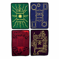 Spooky Books Cocktail Napkins, set of 4