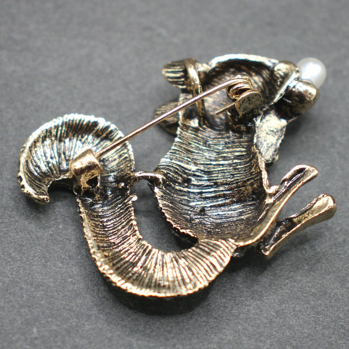 Squirrel brooch