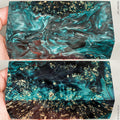 Stabilized hybrid wood box elder burl block