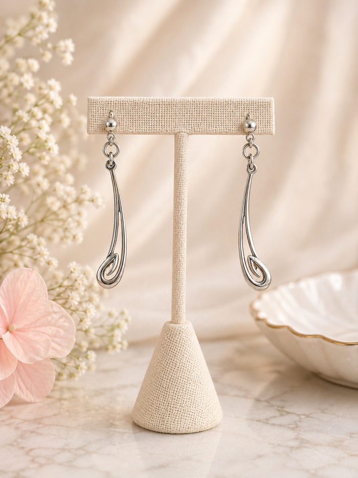 Sterling Silver Drop Earrings
