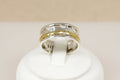 Stylish Contemporary Silver Spinner Ring
