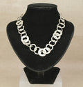 Stylish Designer Sterling Silver Necklace – 1960s Inspired Design