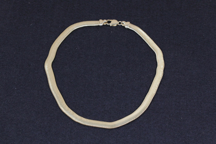 Stylish Silver Snake Design Necklace Chain – Birmingham Hallmarked