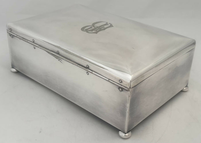 Swedish Silver Plated Cigar Box, circa 1929.