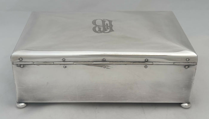 Swedish Silver Plated Cigar Box, circa 1929.