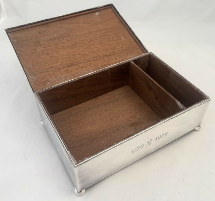 Swedish Silver Plated Cigar Box, circa 1929.