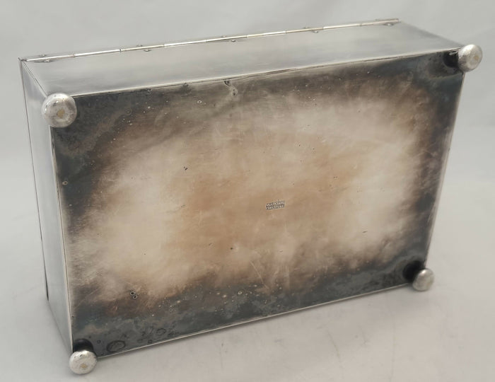 Swedish Silver Plated Cigar Box, circa 1929.
