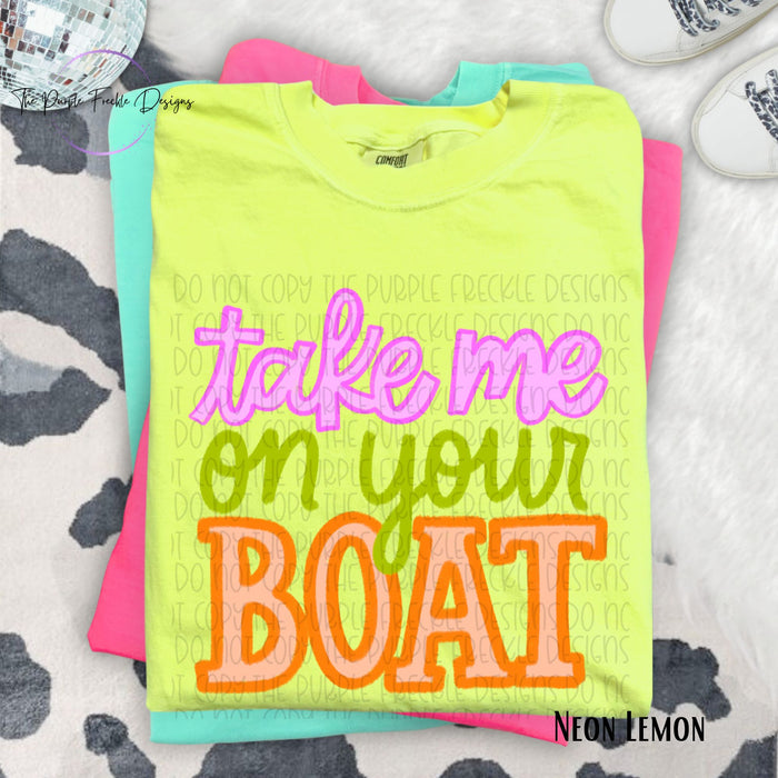 Take Me On Your Boat