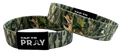 Tap To Pray Wristband Forest & Tree Bark Camo