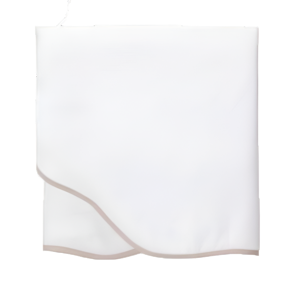 Taupe Pique Scallop Shams