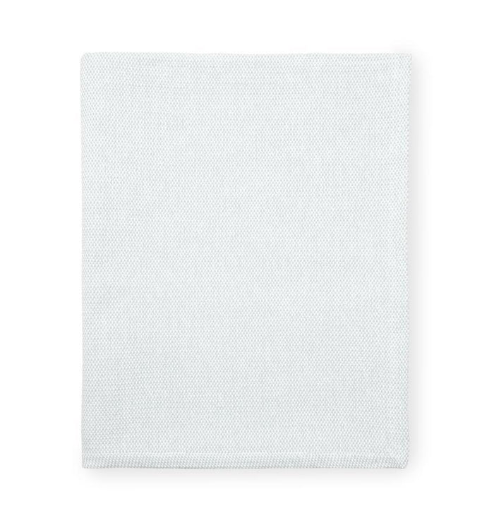 Sferra Terzo Bed End in Seagreen at Fig Linens and Home