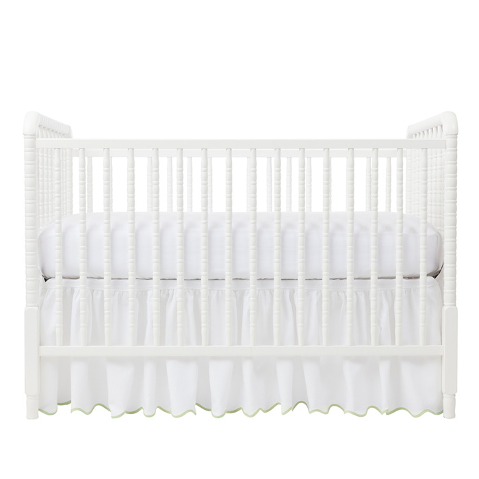 Thyme Pique Crib Skirt