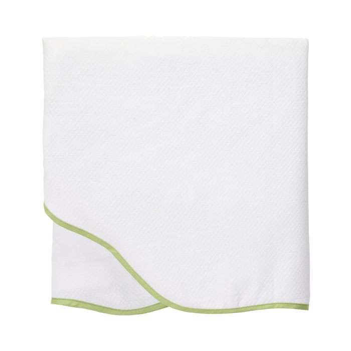 Thyme Pique Scallop Coverlets
