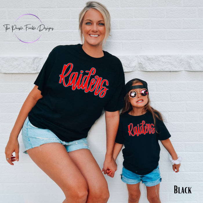 Traditional Hand Lettered Mascot Kids