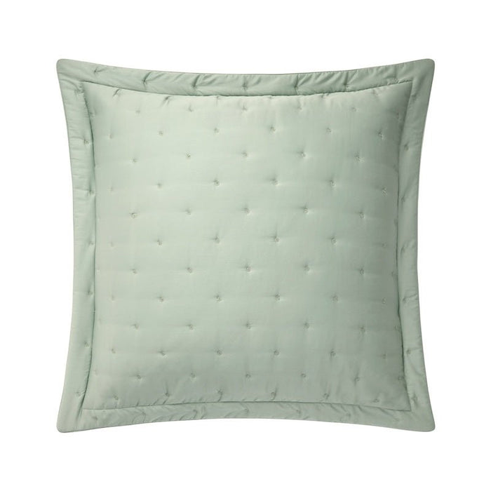 Yves Delorme Triomphe Veronese Quilts by Yves Delorme - Quilted Euro Sham (Single) 26 x 26 Veronese at FIG LINENS AND HOME - 6