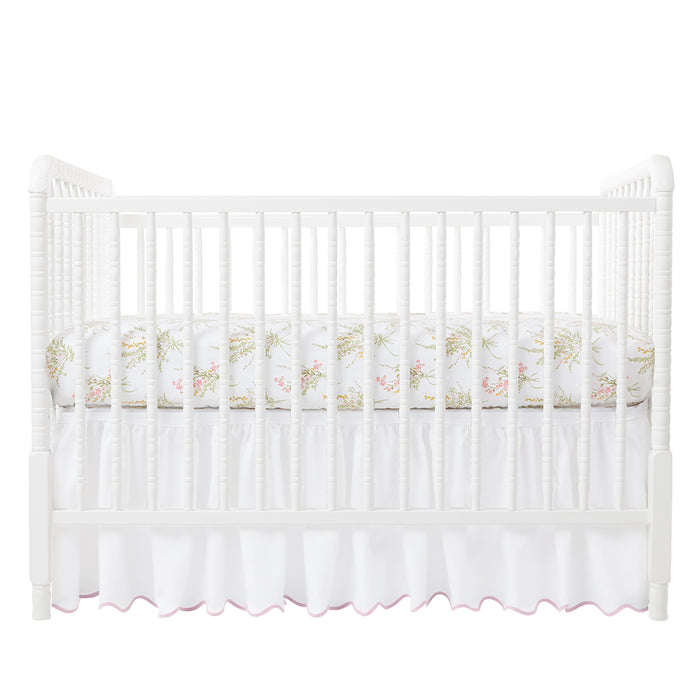 Truvy Pink Crib Sheet