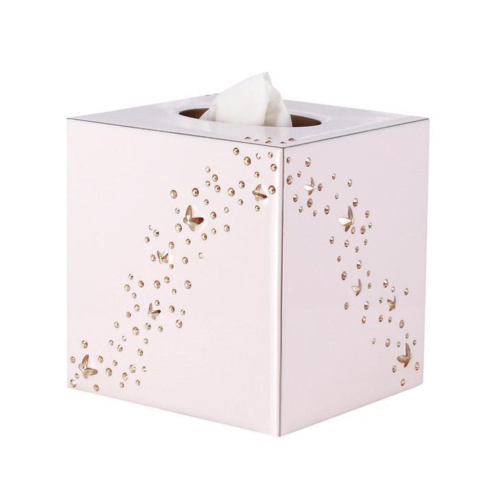 Boutique Tissue (5.75"L x 5.25"W x 6"H) / Gold Trim