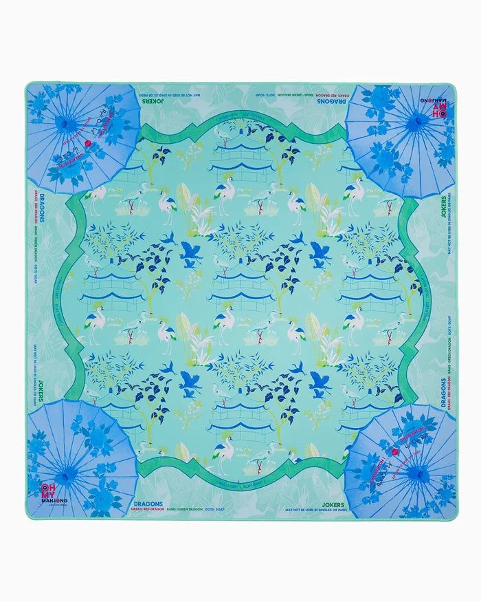 Veranda Mahjong Mat in Tube - The Preppy Bunny