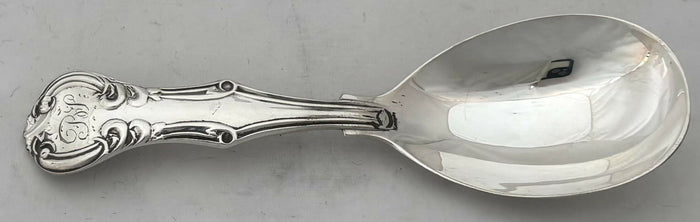 Victorian Silver Caddy Spoon. London 1854, Charles Wallis.