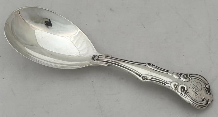 Victorian Silver Caddy Spoon. London 1854, Charles Wallis.