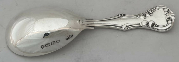 Victorian Silver Caddy Spoon. London 1854, Charles Wallis.