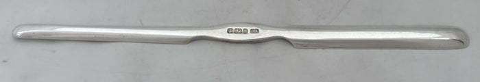 Victorian Silver Marrow Scoop. Sheffield 1895 Atkin Brothers. 1.2 troy ounces.