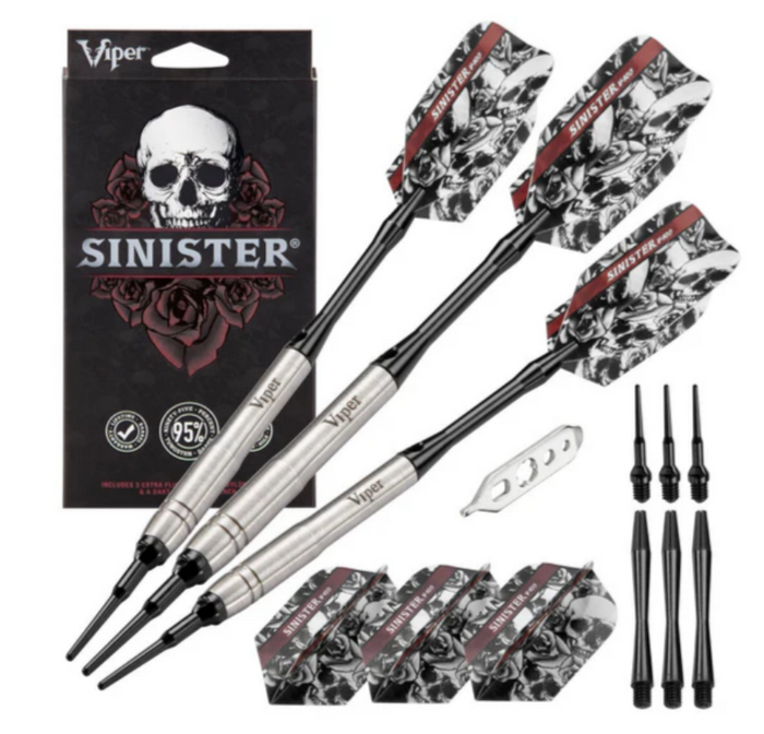 Viper Sinister 95% Tungsten Soft Tip Dart Sets