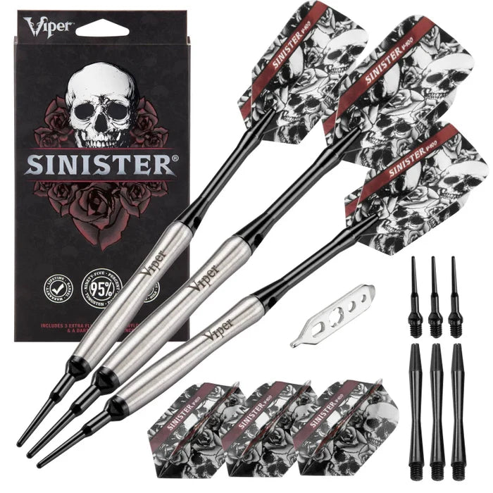 Viper Sinister Tapered Barrel Soft Tip Dart Set - 18g