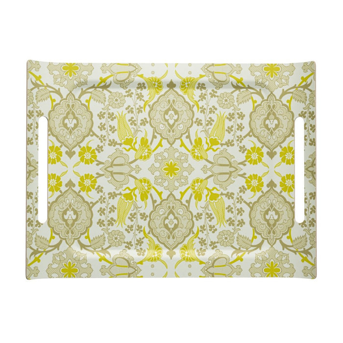 Voyage Iconique Green Tray By Le Jacquard Francais at Fig Linens and Home