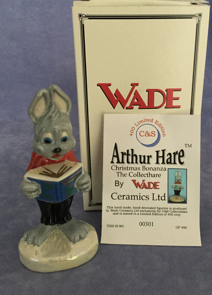 Wade Arthur Hare figurine Wade Red top Arthur Hare Wade Xmas figure Wade Bonanza figurine 1998