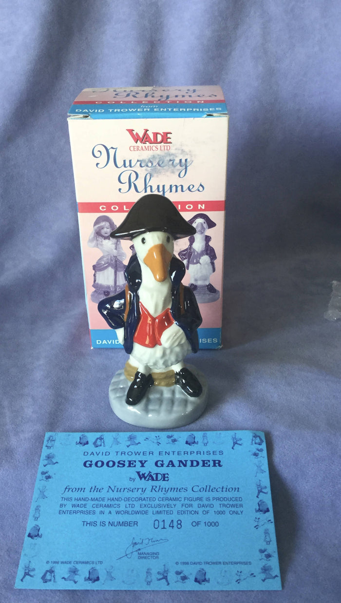 Wade Christmas figure Wade Goosey Gander Figure Wade Nursery Rhyme figurine