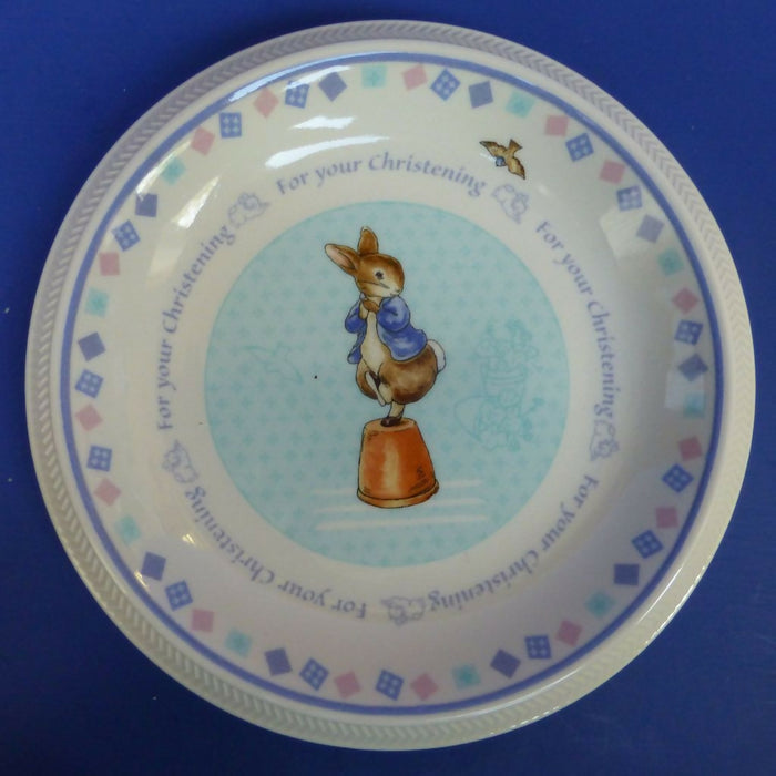 Wedgwood Beatrix Potter Christening Tray - Peter Rabbit