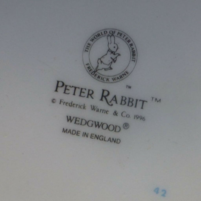 Wedgwood Beatrix Potter Peter Rabbit Merry Christmas Plate - 1996