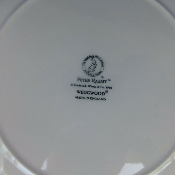 Wedgwood Beatrix Potter Peter Rabbit Merry Christmas Plate - 1998