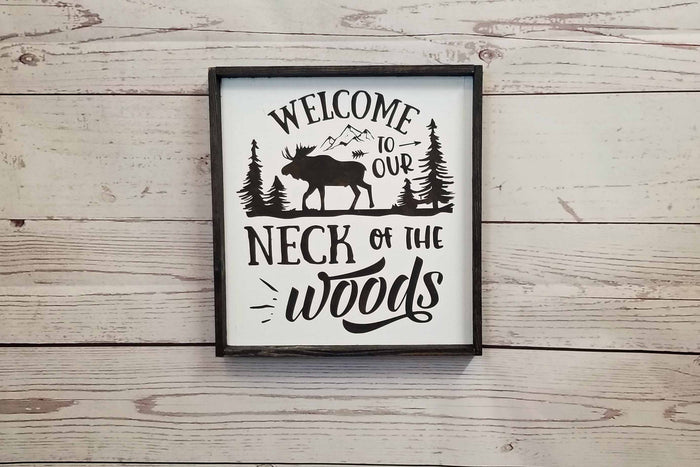 Cottage decor welcome sign