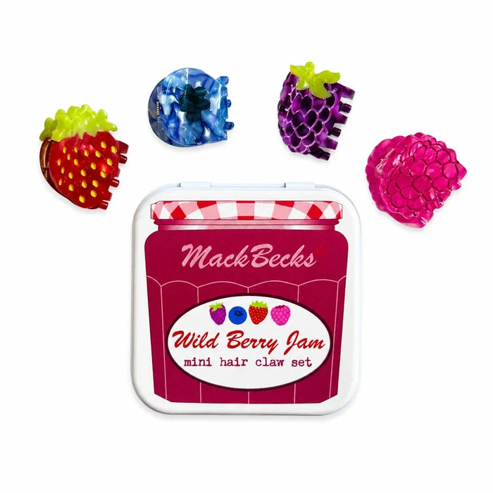 Wild Berry Jam Mini Hair Claw Set