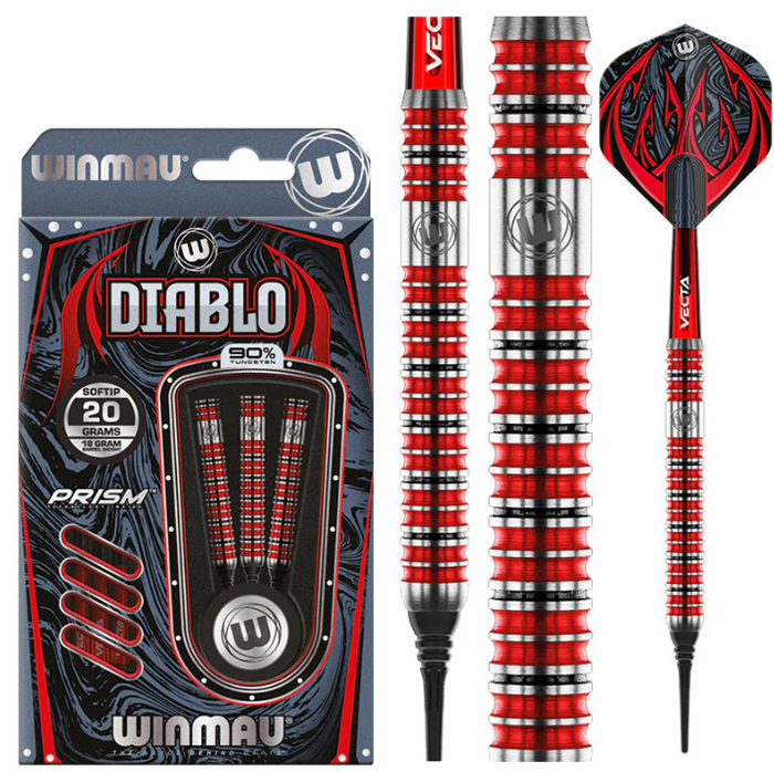 Winmau Diablo Soft Tip Dart Sets - 20g