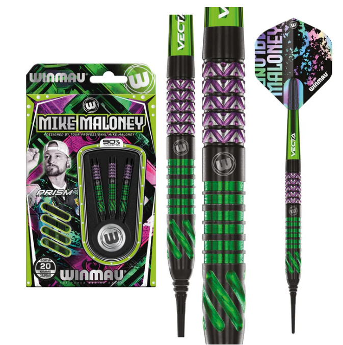 Winmau Mike Maloney Soft Tip Dart Set
