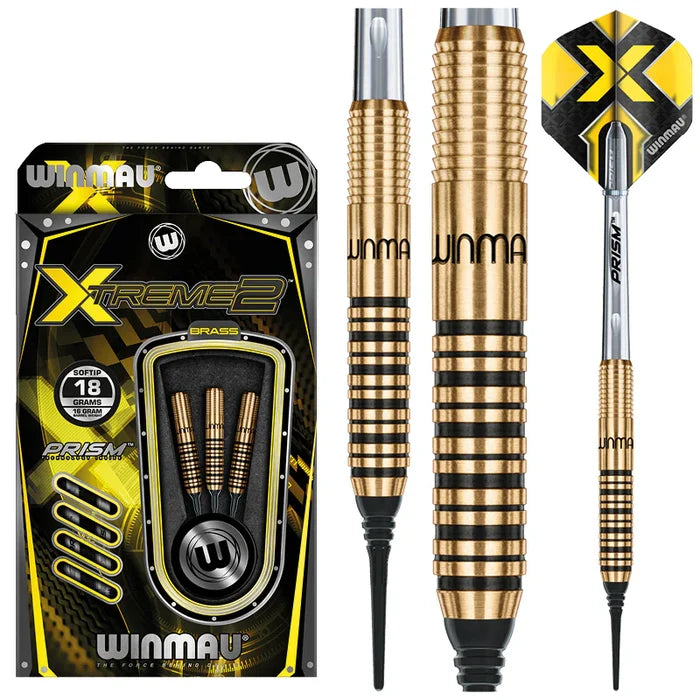 Winmau Xtreme 2 Brass Darts - 18g