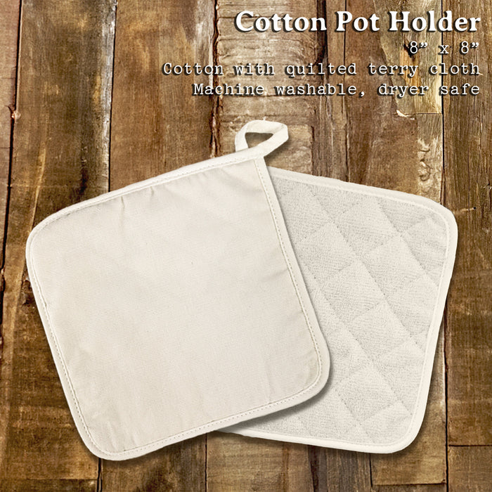 Winter Rabbit - Cotton Pot Holder