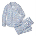 Women's Twill Fleur D'Azur Pajama Set