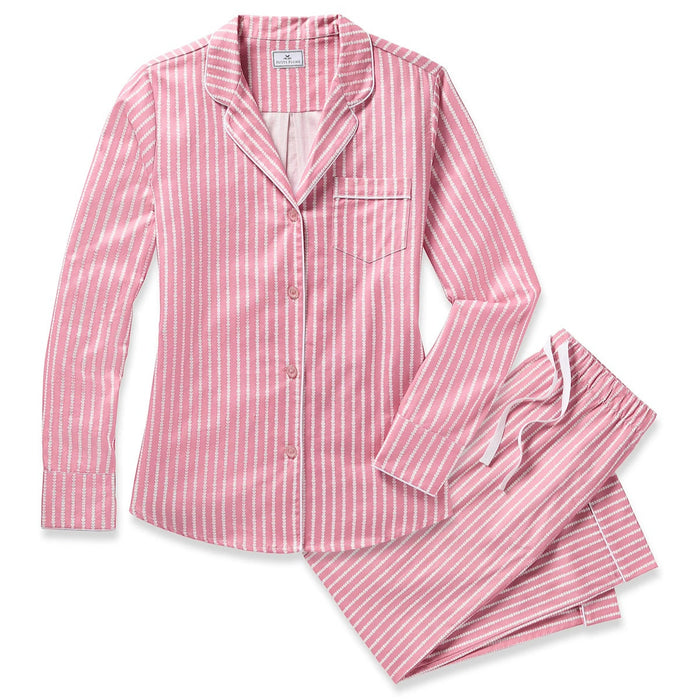 Women's Twill Pajama Set in Love Lines